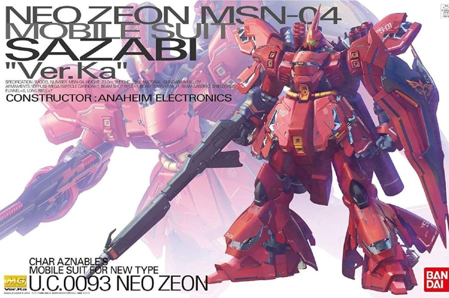 Hobby Bandai | Mg Sazabi Version Ka Model Kit (1/100 Scale)