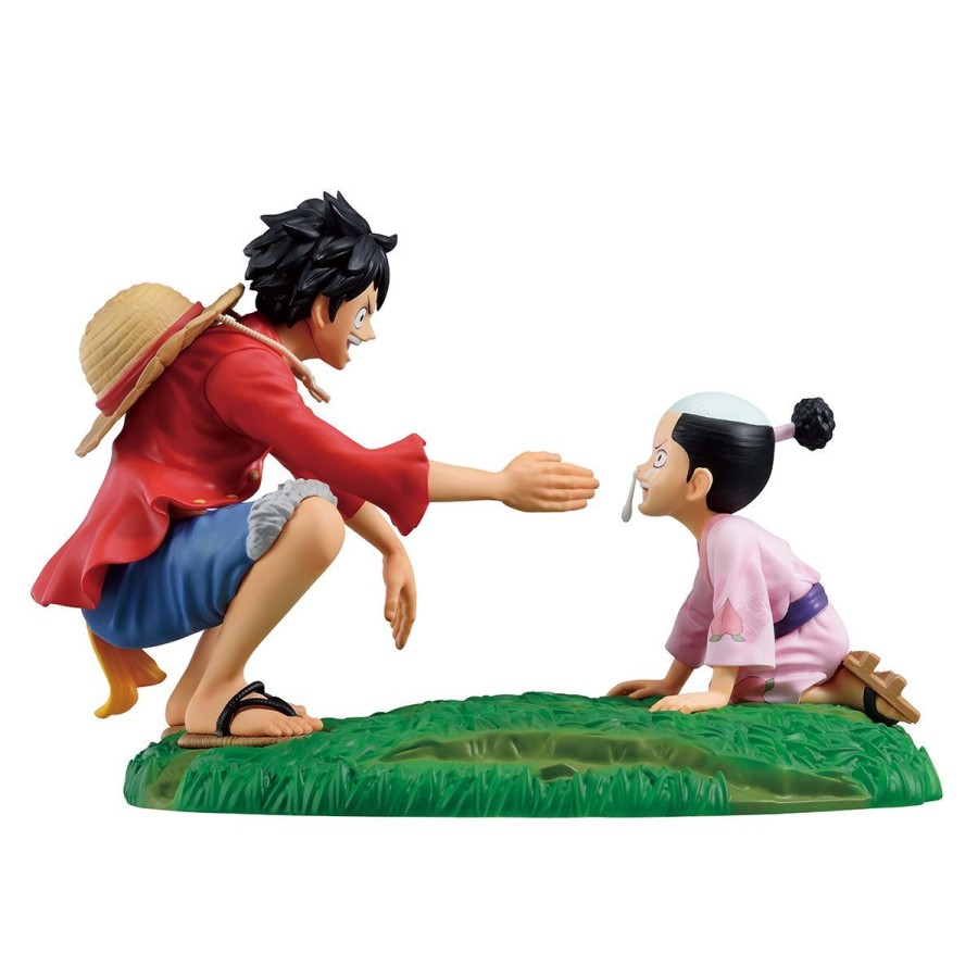 Figures Bandai | Monkey .D. Luffy And Momonosuke Tba Ichibansho Figure