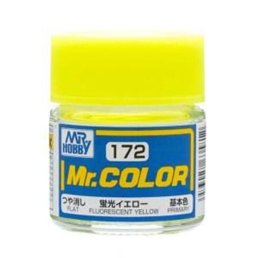 Hobby Supplies GSI | Mr. Color 172 - Fluorescent Yellow (Gloss/Primary)