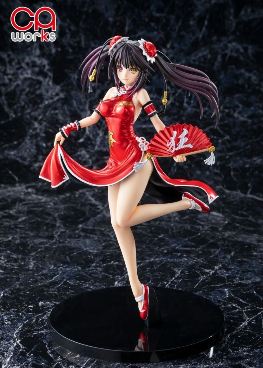 Figures Chara-ani | Kurumi Tokizaki China Dress Ver. Repaint Color 1/7Th Scale Painted Complete Figure - Date A Live Iii