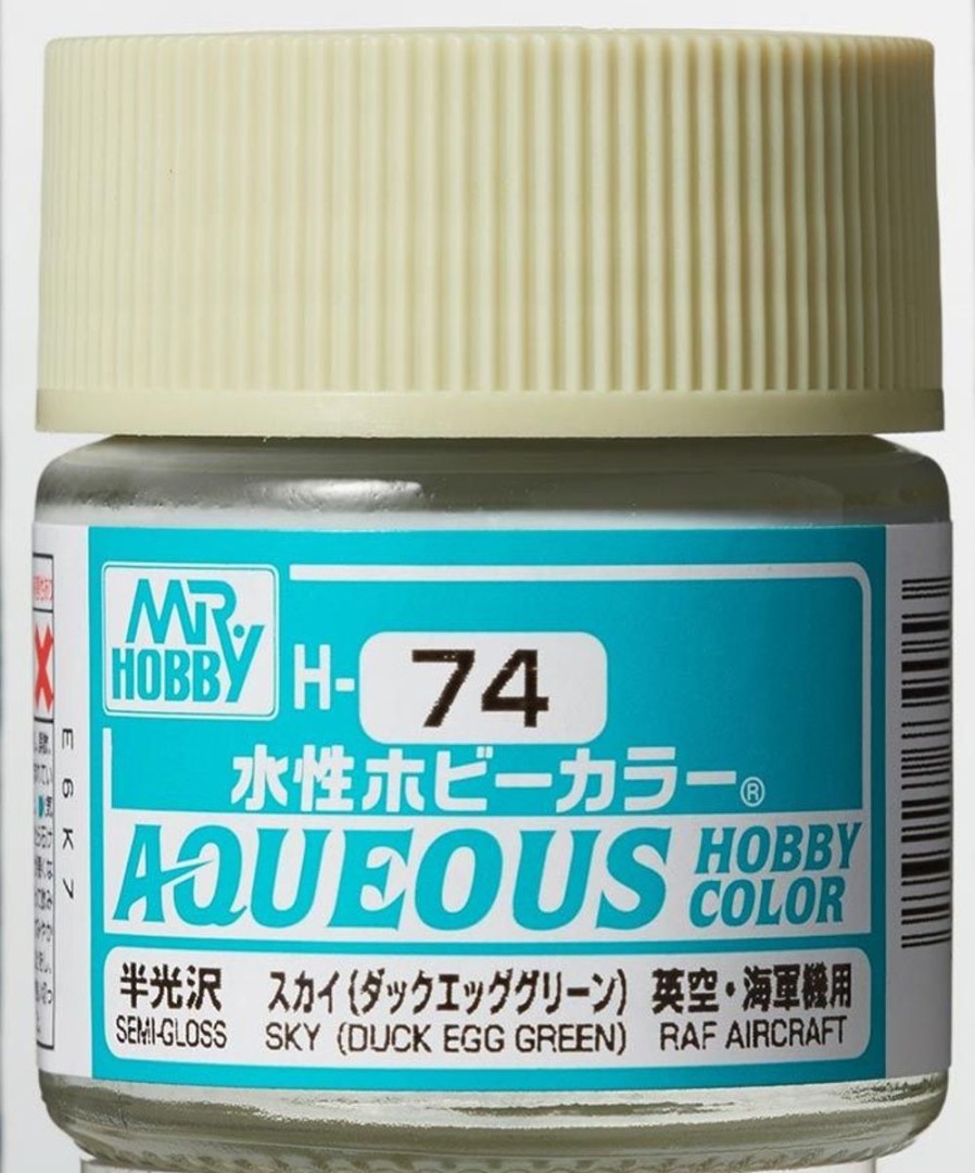 Hobby Supplies GSI | Aqueous Hobby Color Semi-Gloss Duck Egg Green 10Ml