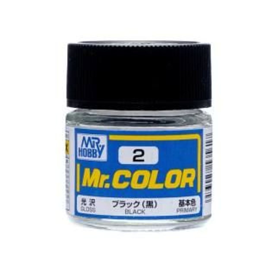 Hobby Supplies GSI | Mr. Color 2 - Black (Gloss/Primary)