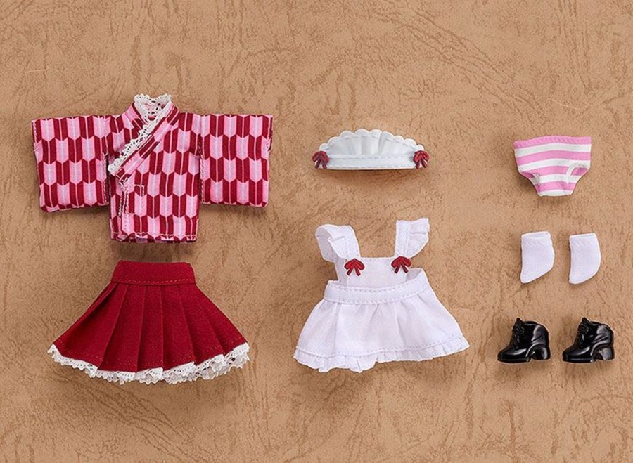 Figures GoodSmile | Nendoroid Doll: Outfit Set (Japanese-Style Maid - Pink)