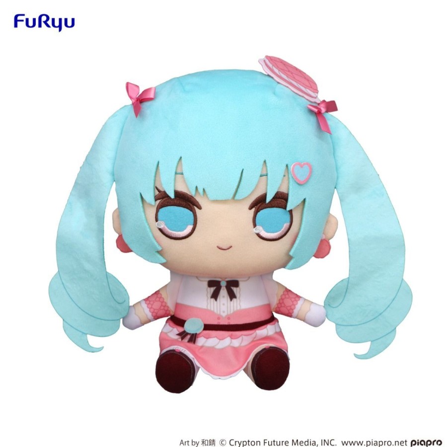 Figures Furyu | Macaroon Hatsune Miku Kyurumaru Big Plush Toy