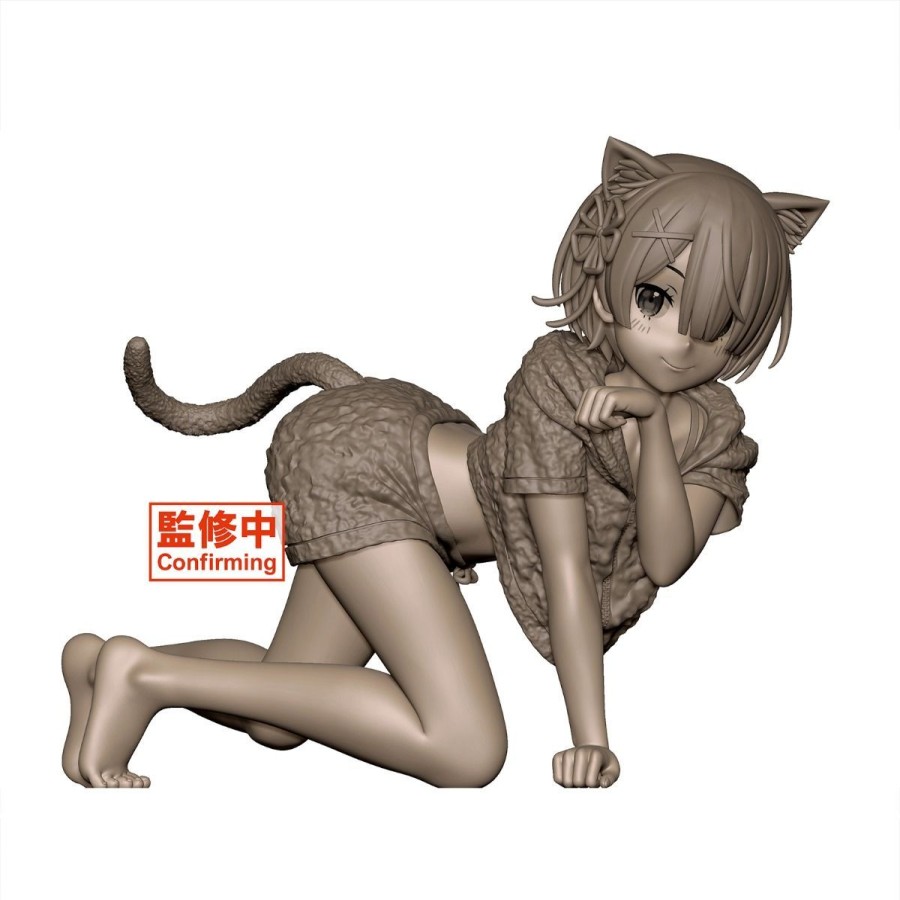 Figures Taito | Ram Cat Roomwear Ver. Desktop Cute Figure