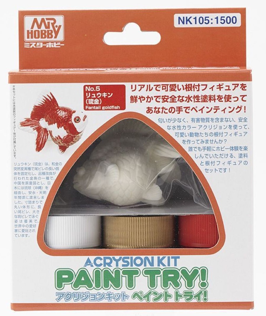 Hobby Supplies GSI | Acrysion Paint Try! - Fantail Goldfish