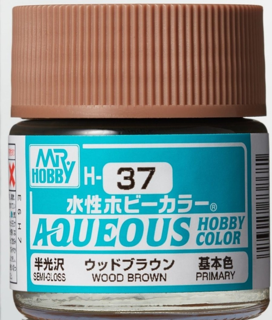 Hobby Supplies GSI | Aqueous Hobby Color Gloss Wood Brown 10Ml Bottle