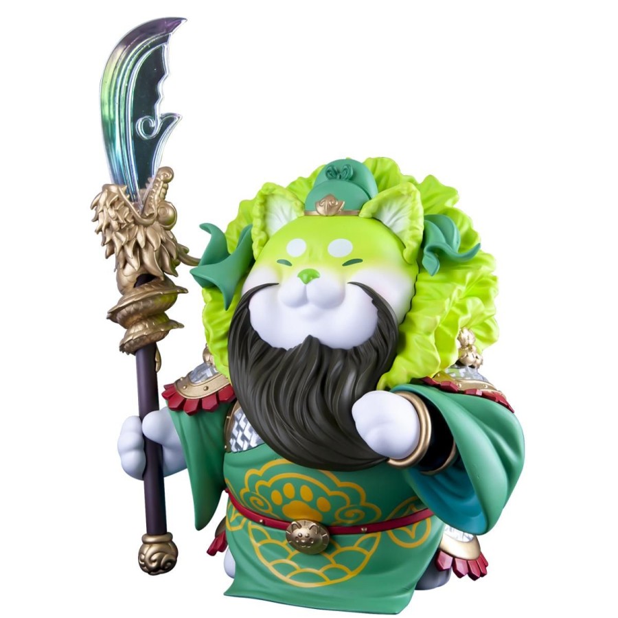 Figures DODOWO | Vegetable Fairy Series Figure Collection God Of Wealth Cabbage Dog