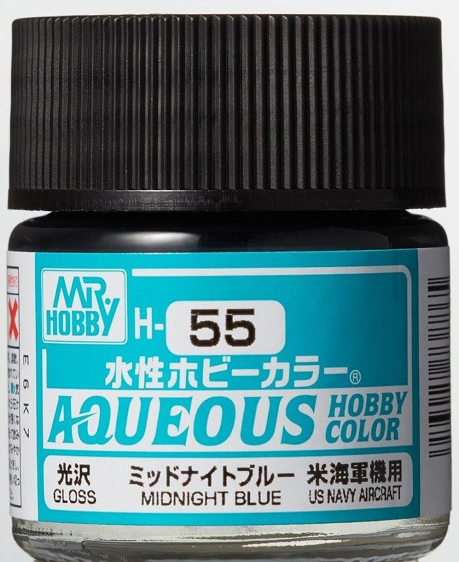 Hobby Supplies GSI | Aqueous Hobby Color Gloss Midnight Blue 10Ml Bottle