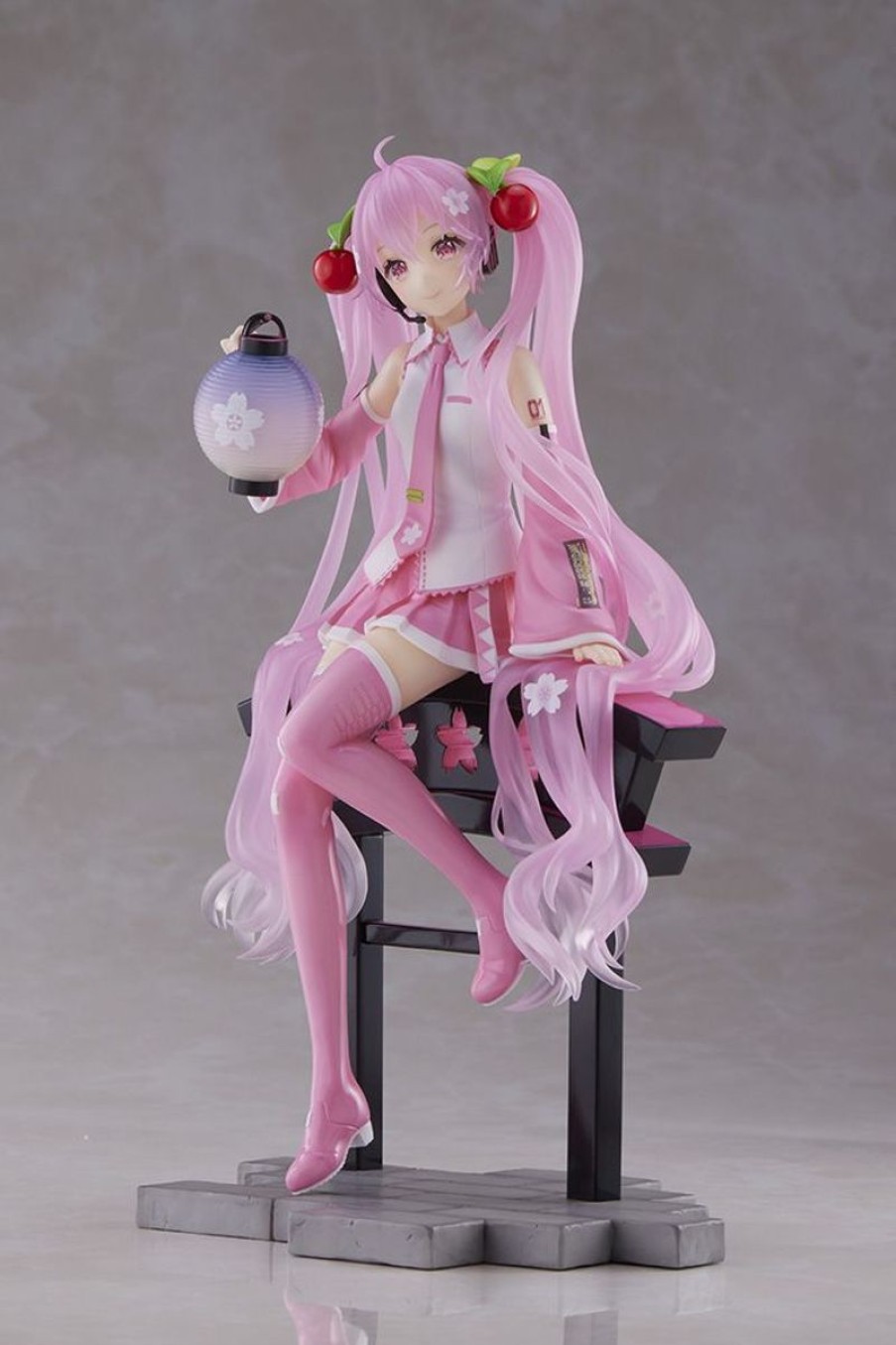 Figures Taito | Sakura Miku Amp+ Figure Sakura Lantern Ver. Prize Figure