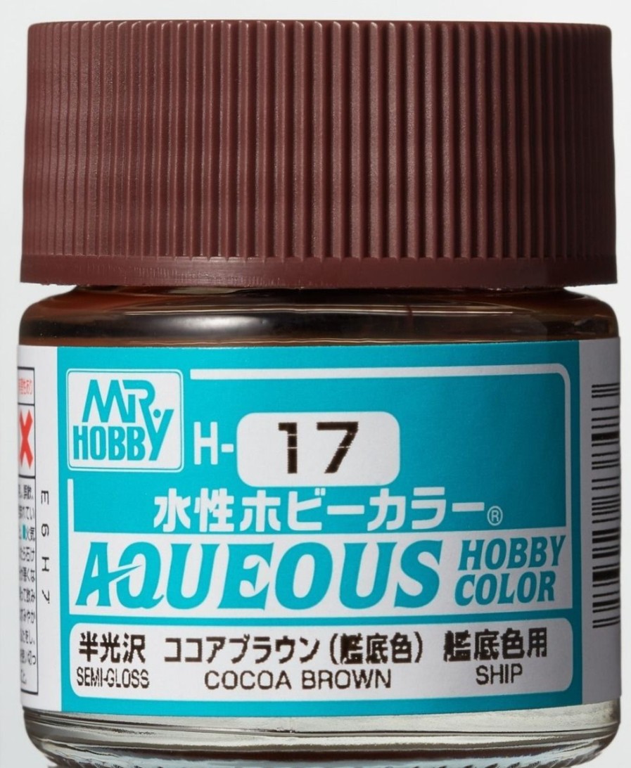 Hobby Supplies GSI | Aqueous Hobby Color Gloss Cocoa Brown 10Ml Bottle