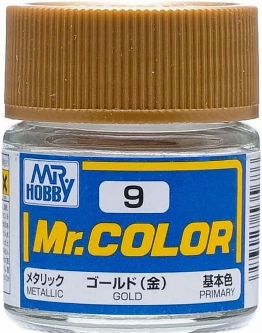 Hobby Supplies GSI | Mr. Color 9 - Gold (Metallic/Primary)