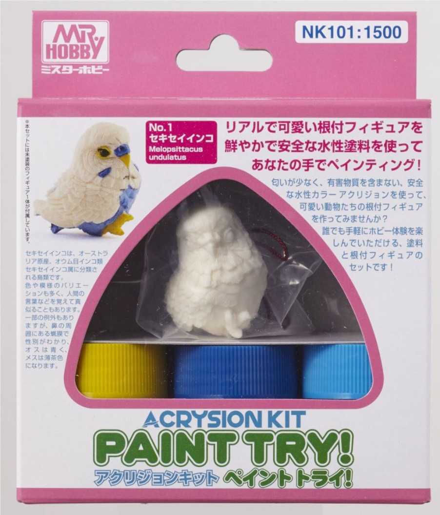 Hobby Supplies GSI | Acrysion Paint Try! - Budgerigar