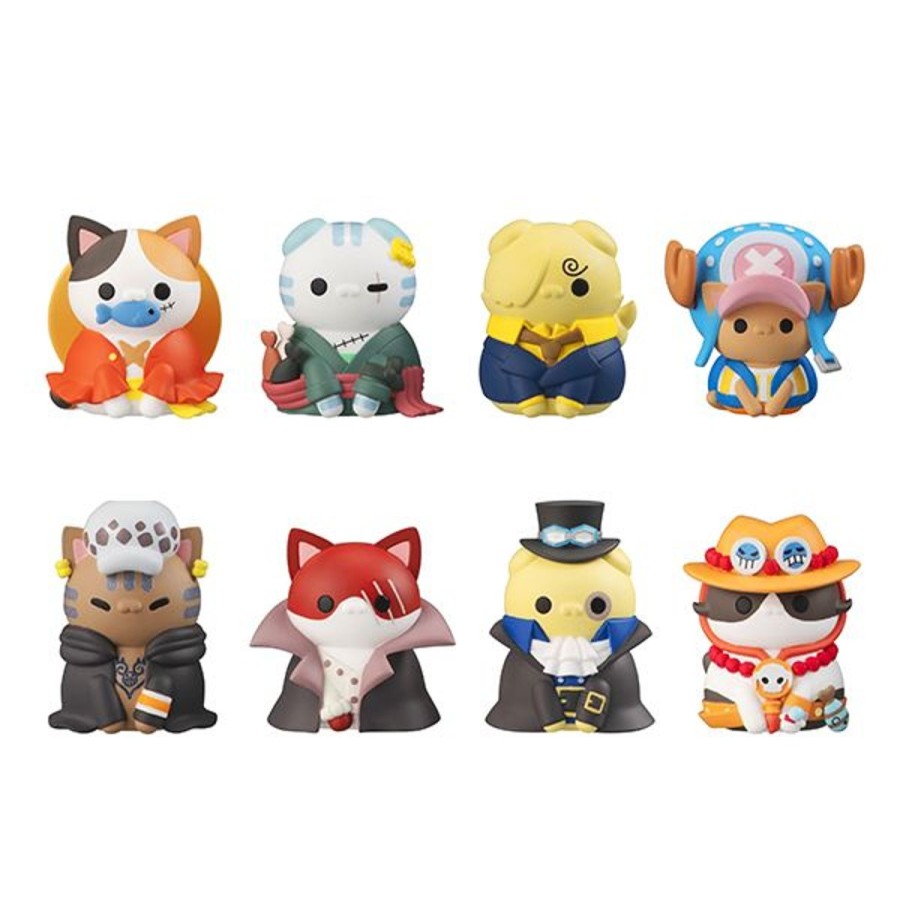 Figures Mega House | Nyanpiecenyan! Vol. 1- I'M Gonna Be King Of Paw-Rates !! Mega Cat Project 8-Pack Box