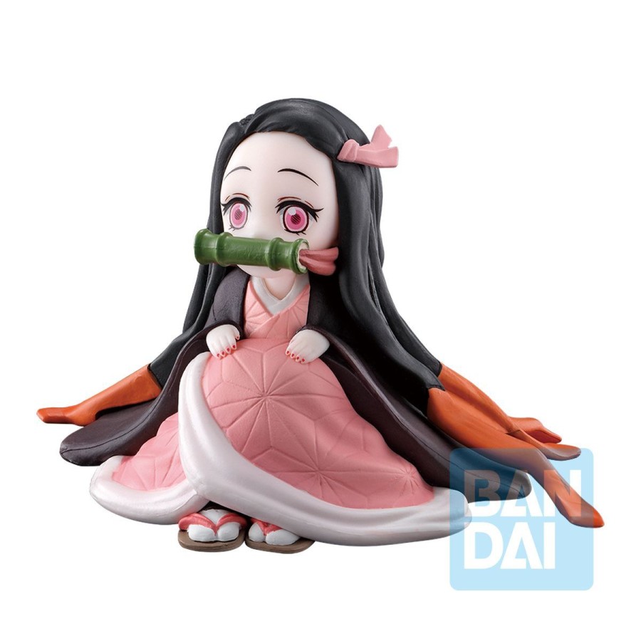 Figures Bandai | Became Smaller Nezuko Kamado (-Shake The Sword Burn Your Heart-) Ichibansho Figure