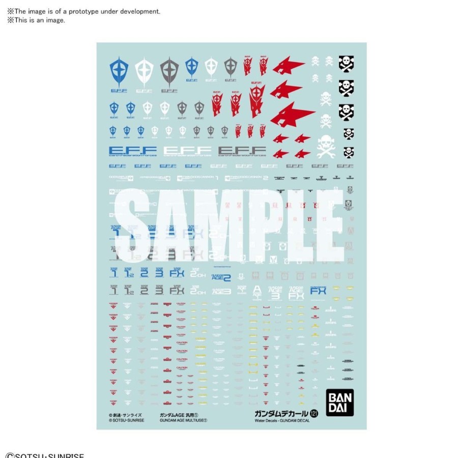 Hobby Bandai | Gundam Decal121 Mobile Suit Gunmdam Age Multiuse