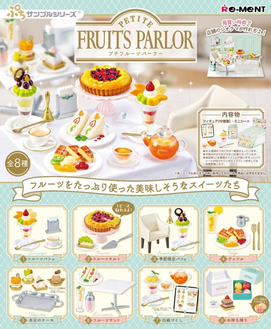 Figures Re-ment | Petite Fruits Parlor - Box Of 8