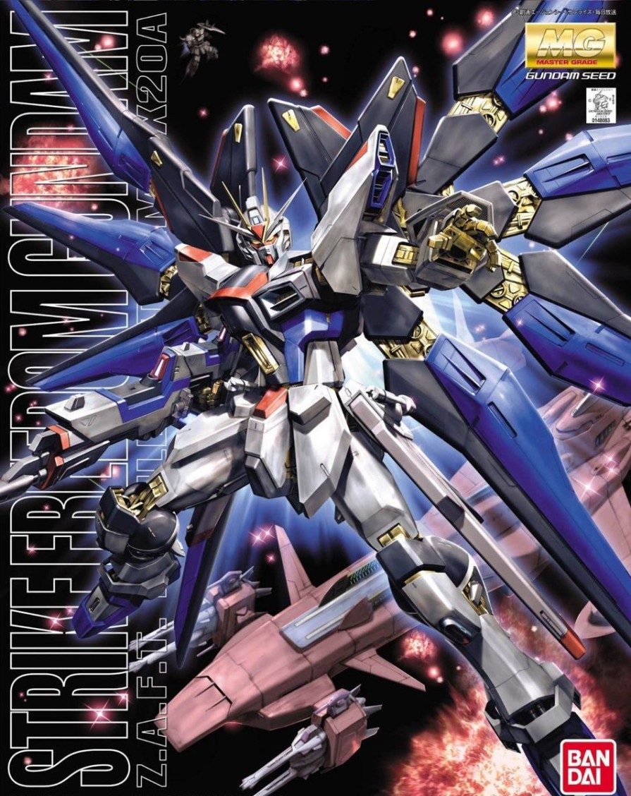 Hobby Bandai | Strike Freedom Gundam Seed Destiny Mobile Suit Model Kit (1/100 Scale)