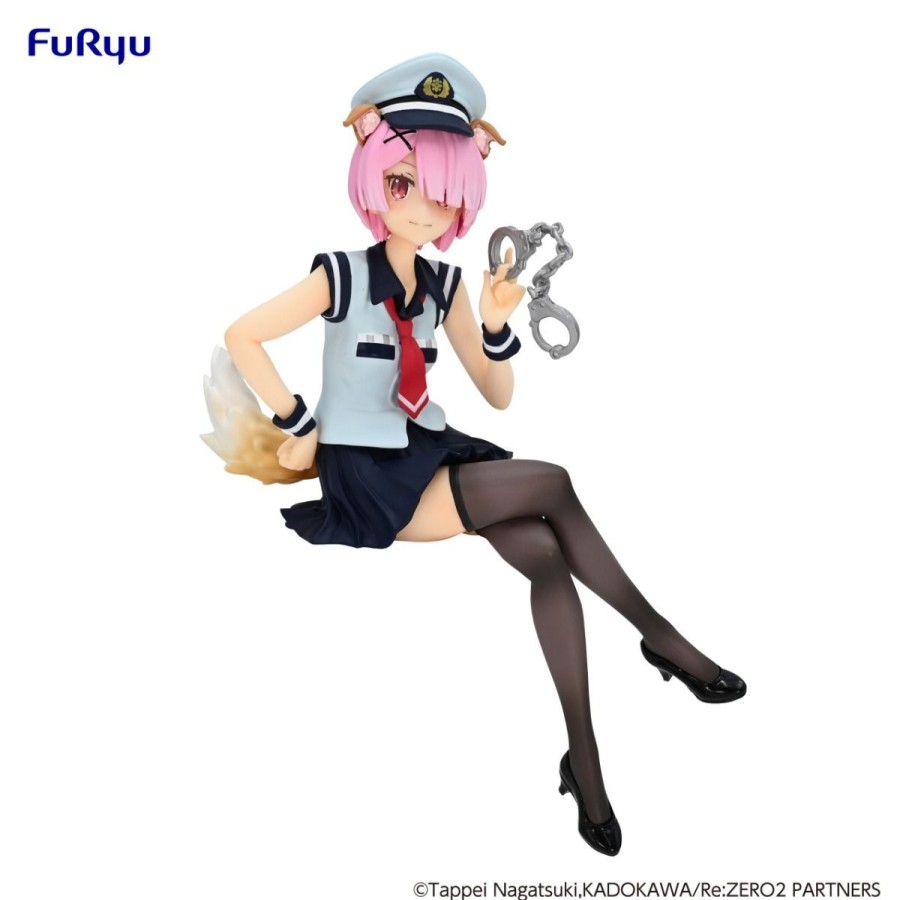 Figures Furyu | Ram Police Officer Cap With Dog Ears Noodle Stopper Figure