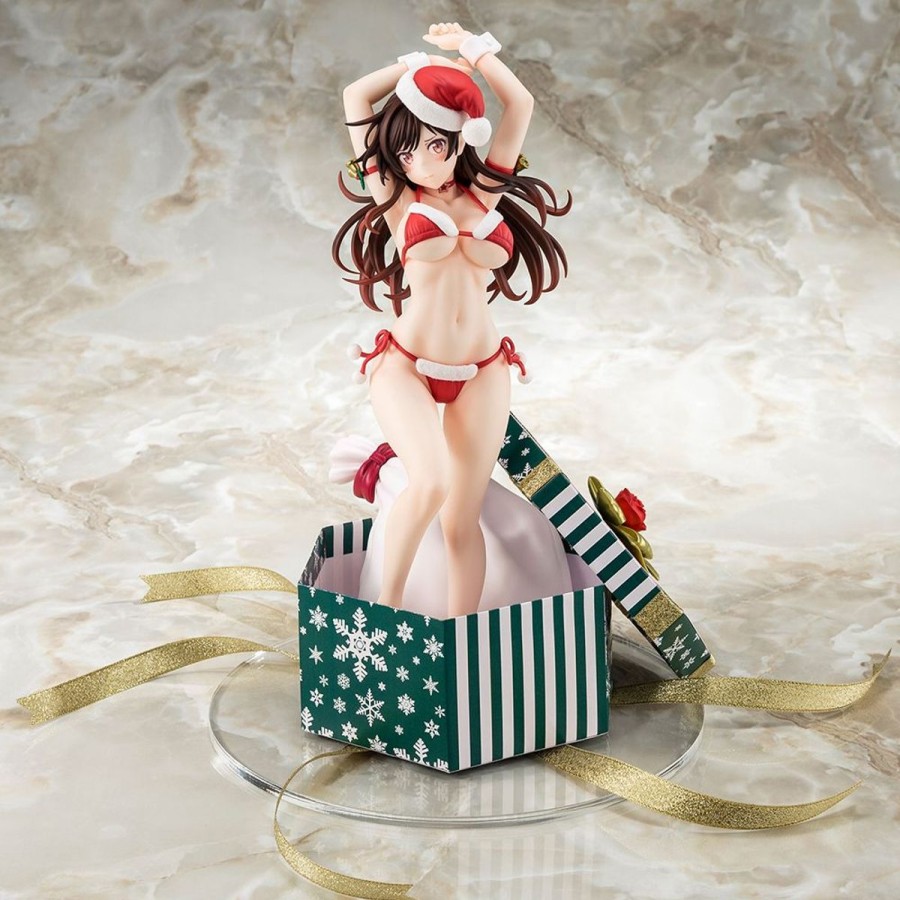 Figures Hakoiri-musume inc. | Mizuhara Chizuru Santa Claus Bikini De Fluffy 1/6 Scale Figure 2Nd Xmas