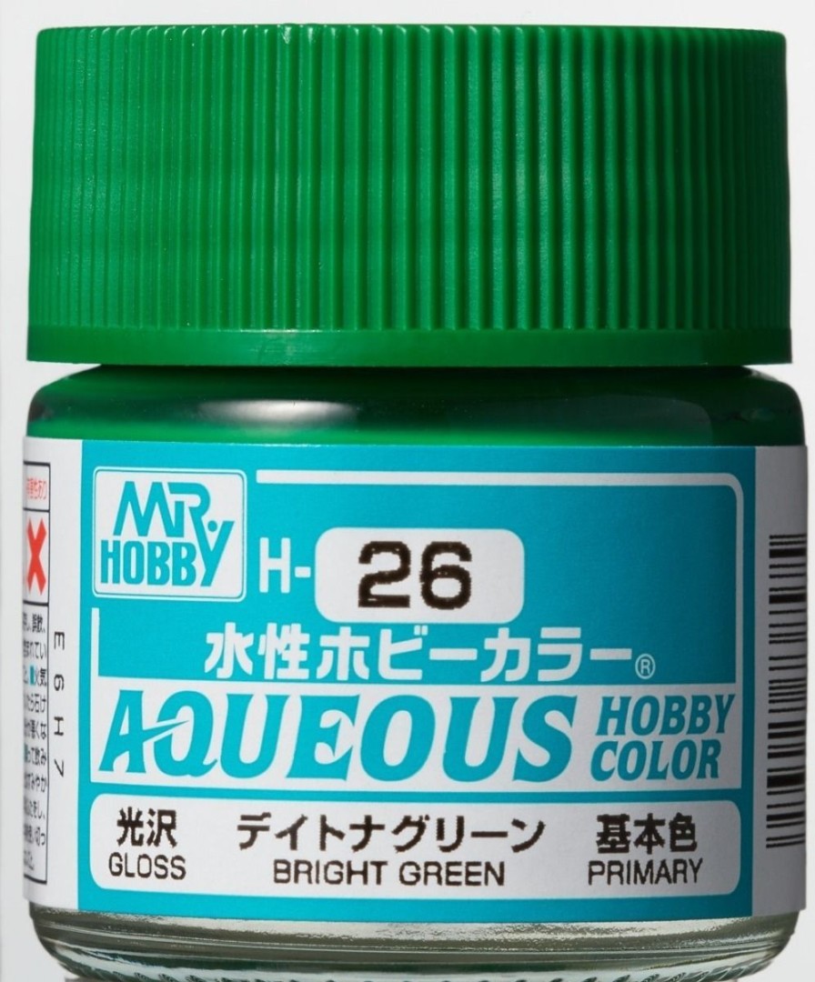 Hobby Supplies GSI | Aqueous Hobby Color Gloss Bright Green 10Ml Bottle