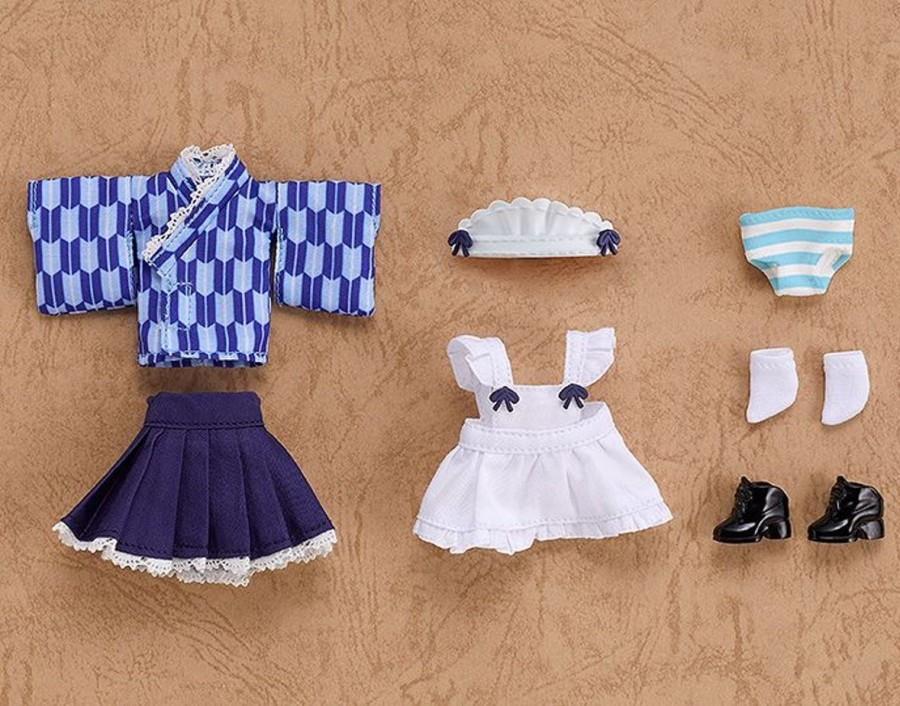 Figures GoodSmile | Nendoroid Doll: Outfit Set (Japanese-Style Maid - Blue)