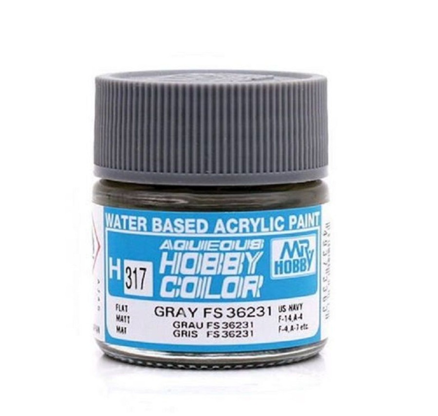 Hobby Supplies GSI | H317 Gray Fs36231 Gloss Mr. Aqueous Color 10Ml