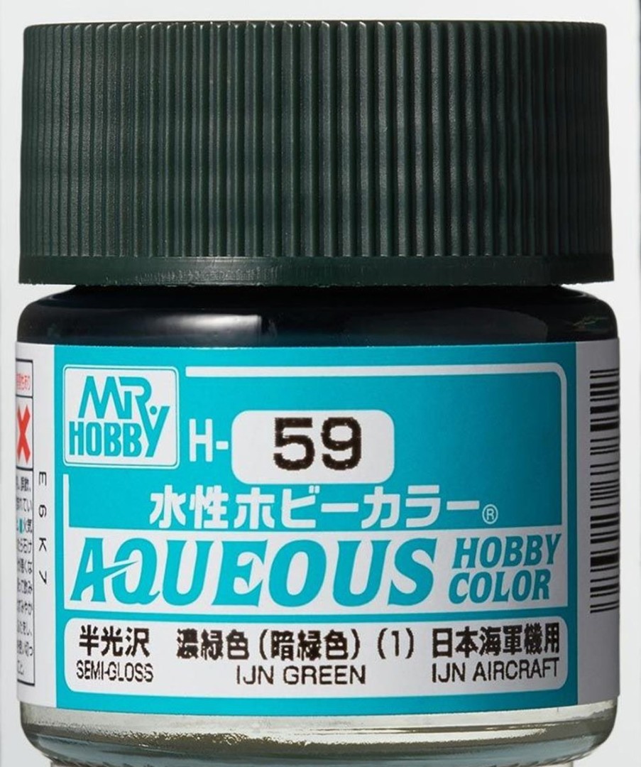 Hobby Supplies GSI | Aqueous Hobby Color Gloss Ijn Green 10Ml Bottle