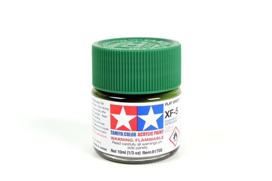 Hobby Supplies Tamiya | Xf-5 Flat Green Mini