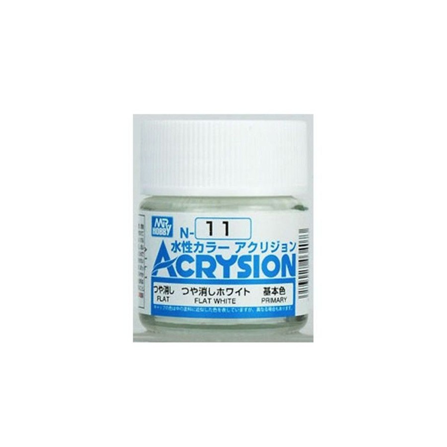 Hobby Supplies GSI | Acrysion N11 - Flat White (Flat/Primary)