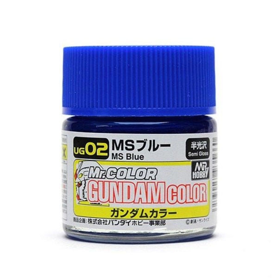 Hobby Supplies Bandai | Ug-02 Semi-Gloss Ms Blue