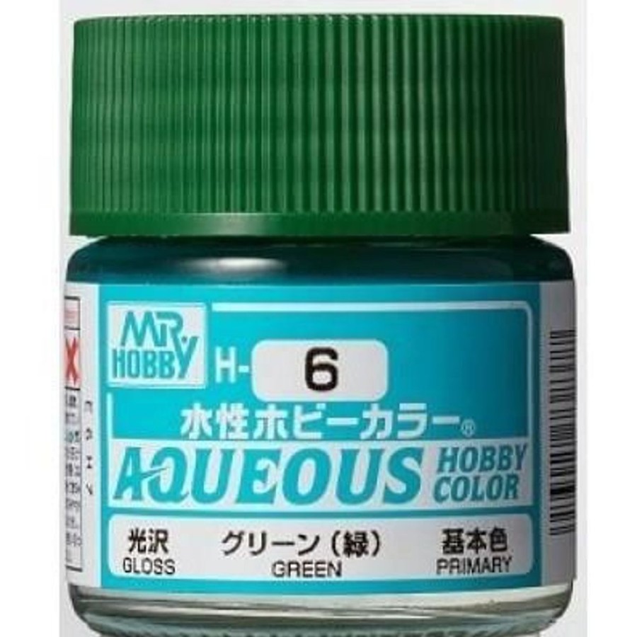 Hobby Supplies GSI | Aqueous Hobby Color Gloss Green 10Ml Bottle