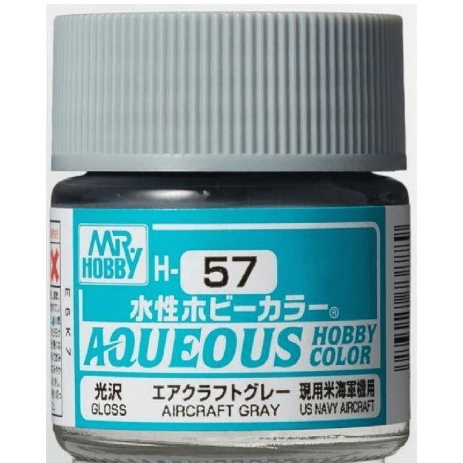 Hobby Supplies GSI | Aqueous Hobby Color Gloss Aircraft Gray 10Ml Bottle