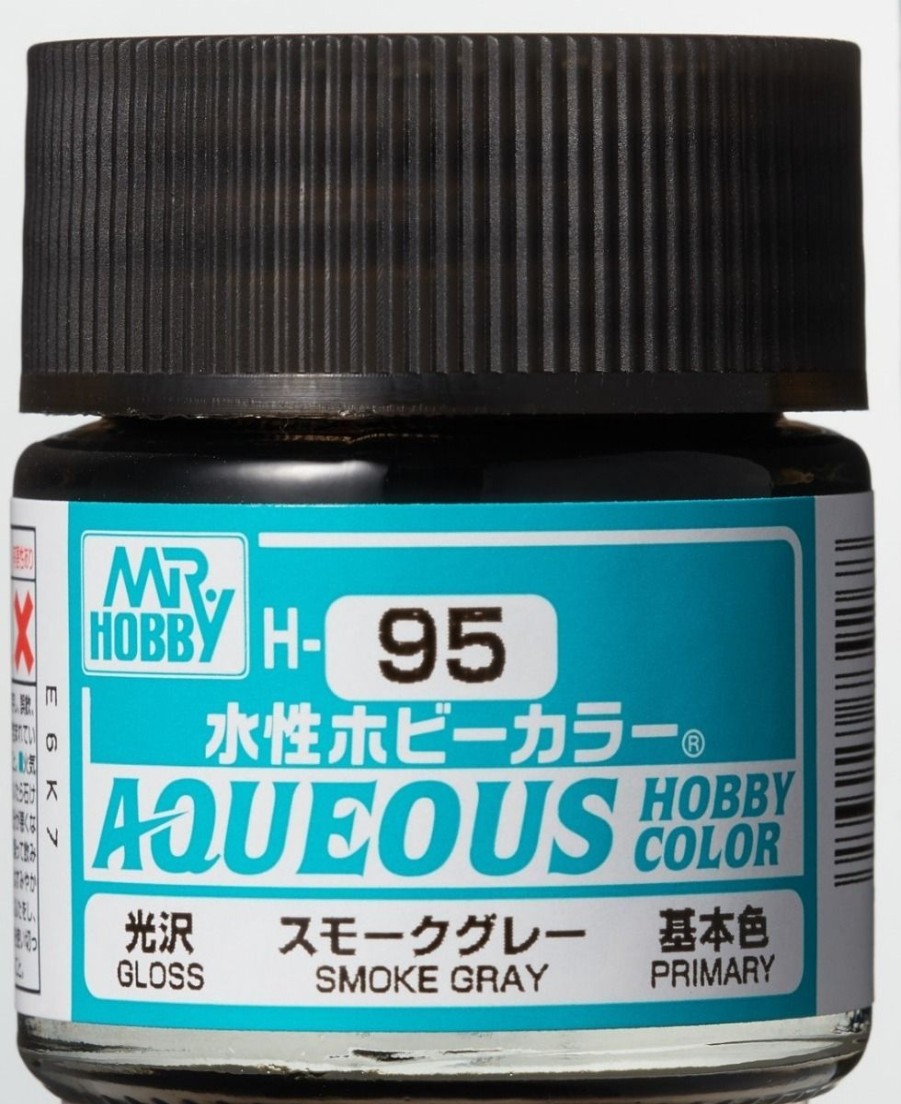 Hobby Supplies GSI | Aqueous Hobby Color Gloss Smoke Gray 10Ml Bottle