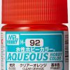 Hobby Supplies GSI | Aqueous Hobby Color Gloss Clear Orange 10Ml