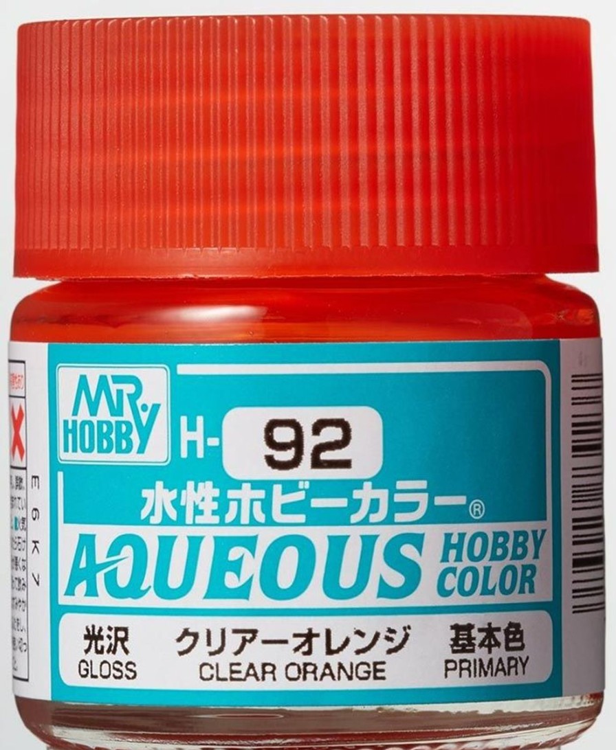 Hobby Supplies GSI | Aqueous Hobby Color Gloss Clear Orange 10Ml