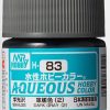 Hobby Supplies GSI | Aqueous Hobby Color Semi-Gloss Dark Gray(2)10Ml