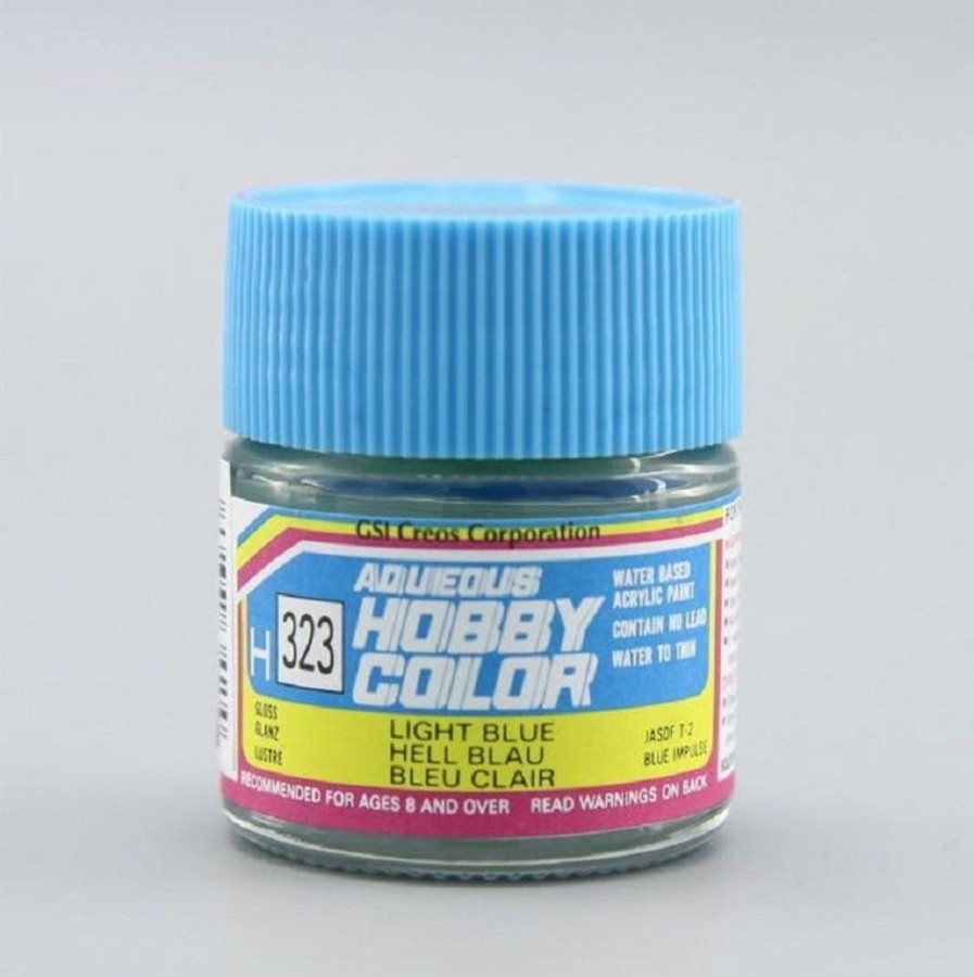 Hobby Supplies GSI | H323 Light Blue Gloss Mr. Aqueous Color 10Ml