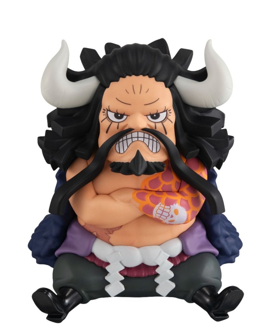 Figures Mega House | Kaido The Beast And Big Mom Lookup Set - With Gourd And Semla