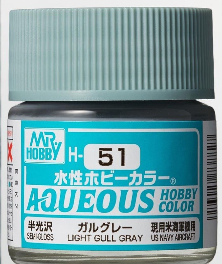 Hobby Supplies GSI | Aqueous Hobby Color Gloss Light Gull Gray 10Ml Bottle