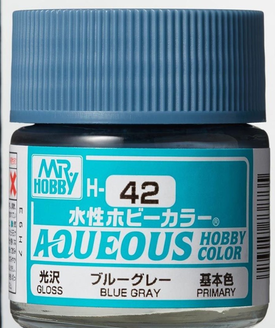 Hobby Supplies GSI | Aqueous Hobby Color Gloss Blue Gray 10Ml Bottle