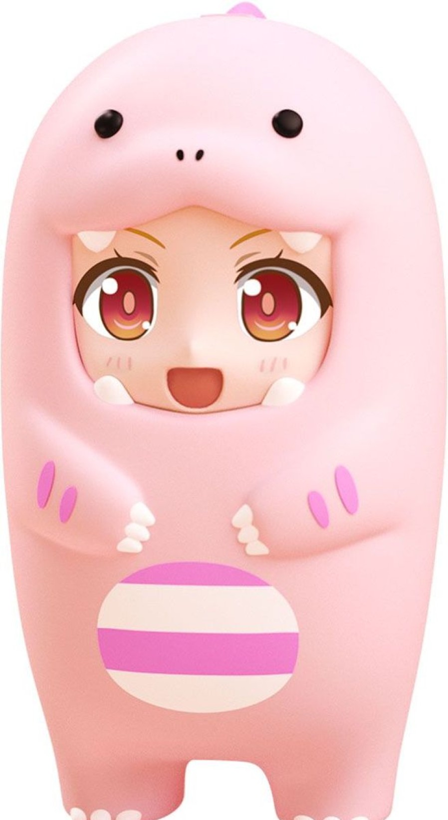 Figures GoodSmile | Nendoroid More: Face Parts Case-Pink Dinosaur