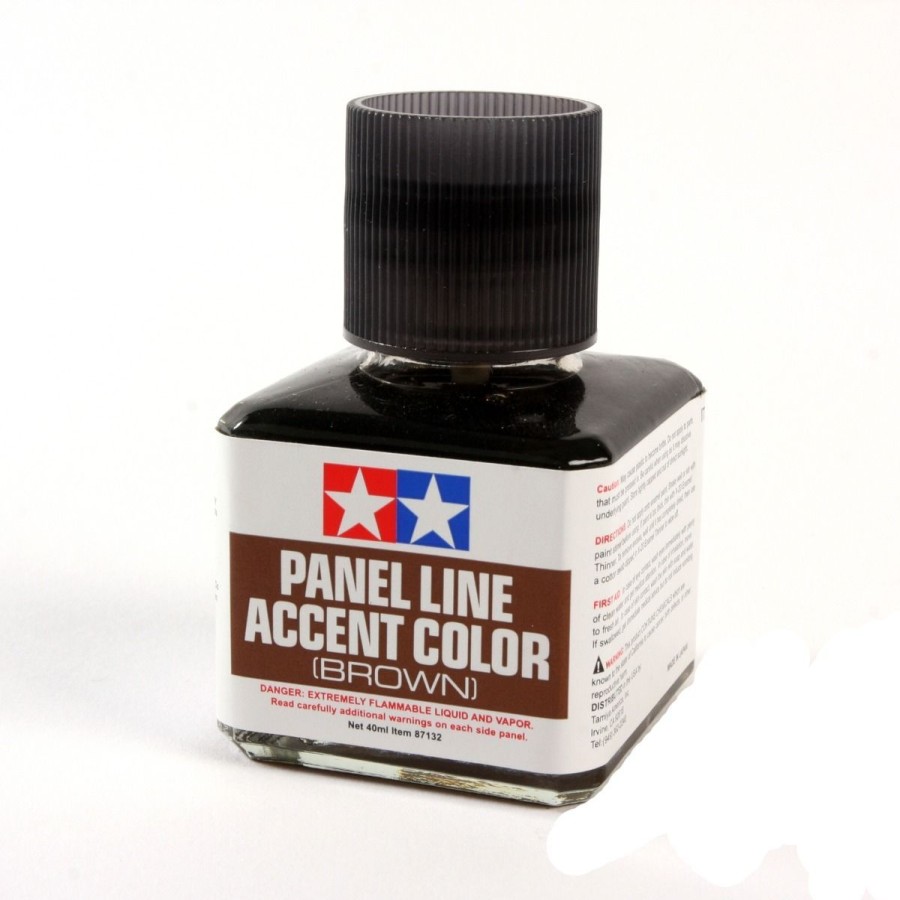 Hobby Supplies Tamiya | Brown Panel Line Accent