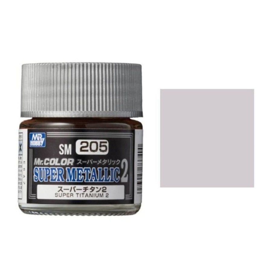 Hobby Supplies GSI | Mr Color Super Metallic - Super Titanium 2