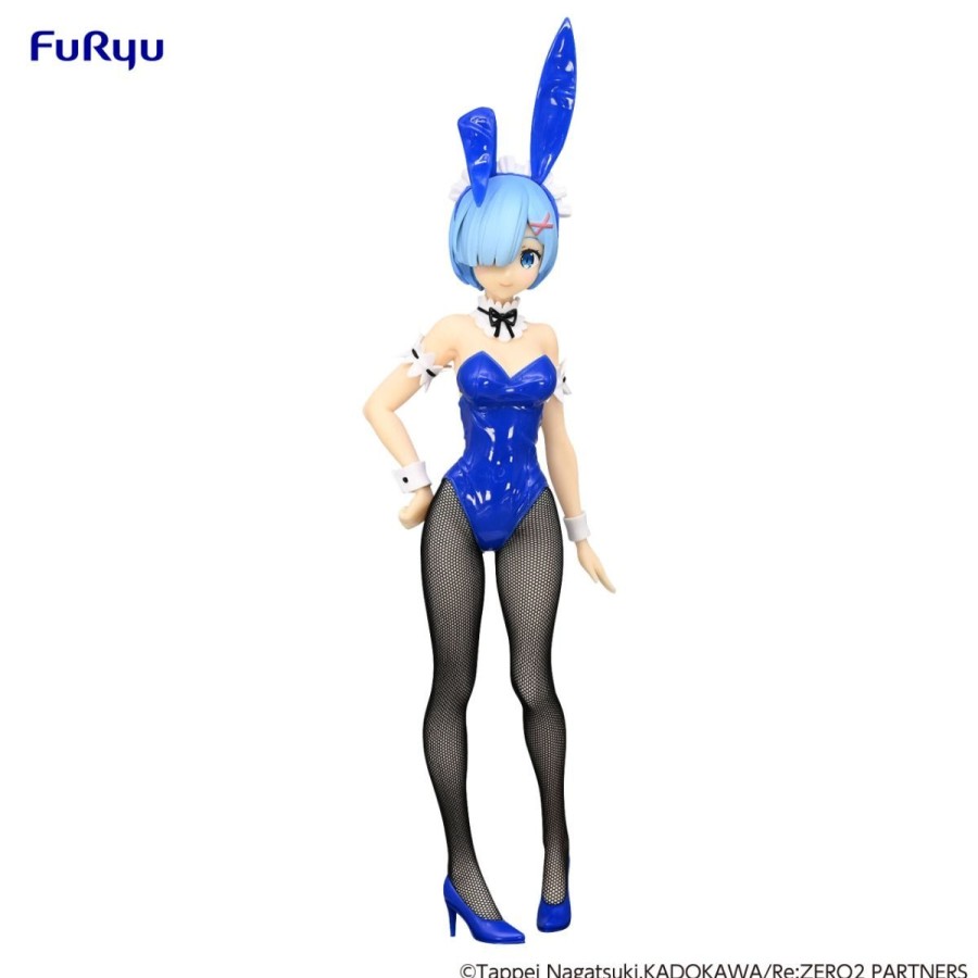 Figures Furyu | Rem Blue Color Ver. Bicute Bunnies Figure