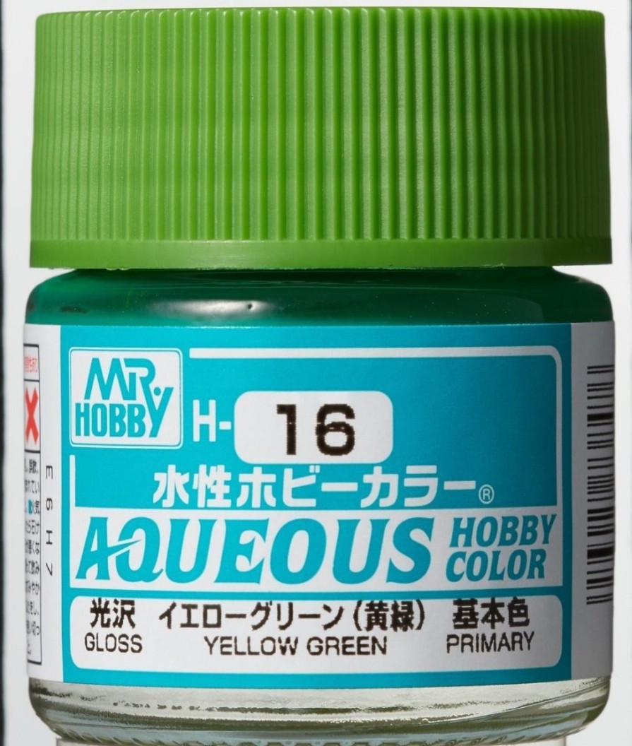 Hobby Supplies GSI | Aqueous Hobby Color Gloss Yellow Green 10Ml Bottle