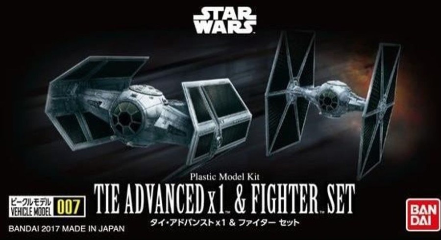 Hobby Bandai | Tie Advanced X1 And Tie Fighter Set Star Wars Vm