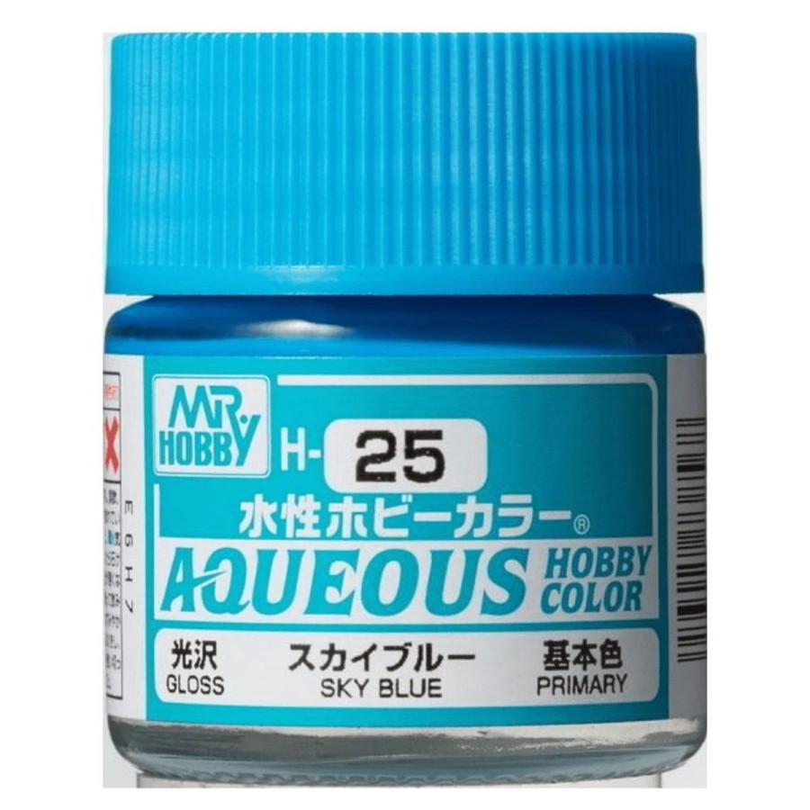 Hobby Supplies GSI | Aqueous Hobby Color Gloss Sky Blue 10Ml Bottle