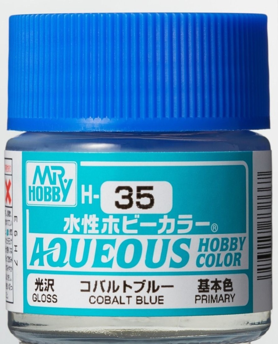 Hobby Supplies GSI | Aqueous Hobby Color Gloss Cobalt Blue 10Ml Bottle