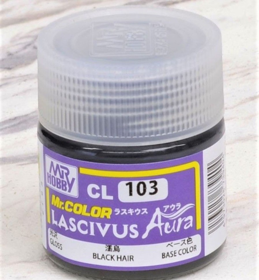 Hobby Supplies GSI | Mr Color Gloss Black Hair 10Ml Bottle